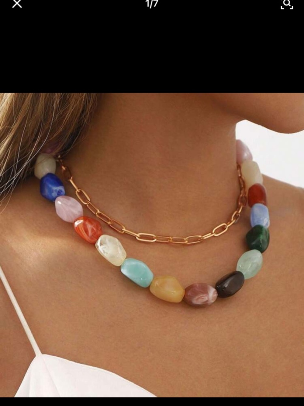 2 piece necklace 
For live show